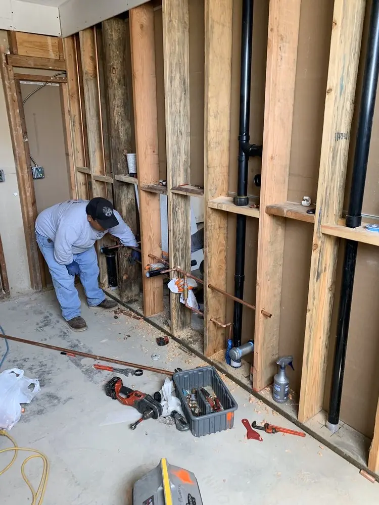 Commercial rough-in plumbing for Gas Line Repair in East Atlantic Beach